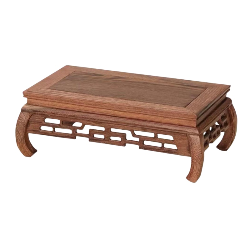 Coffee Tea Flower - Premium Wooden Bases Bonsai Holder Plant