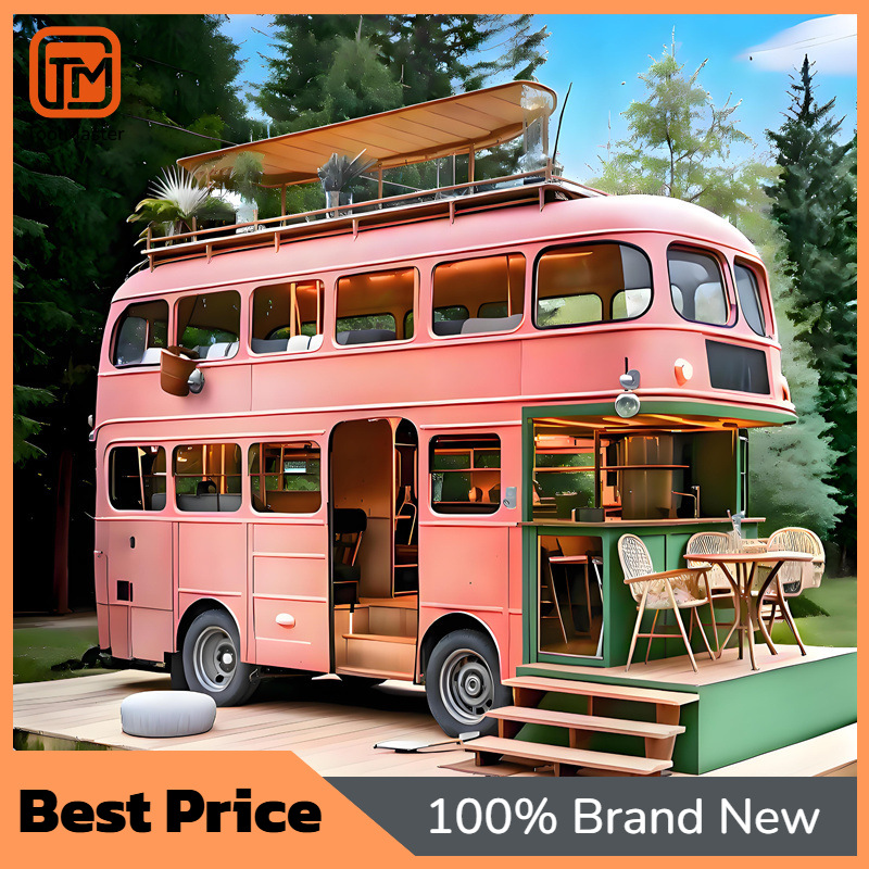 Coffee Tea - 【New Design】Pink Wrought Iron Double Decker