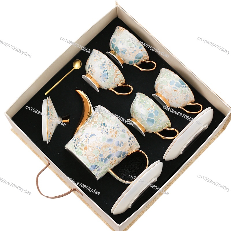 Coffee Tea Flower - Coffee cup ceramic kettle flower teapot
