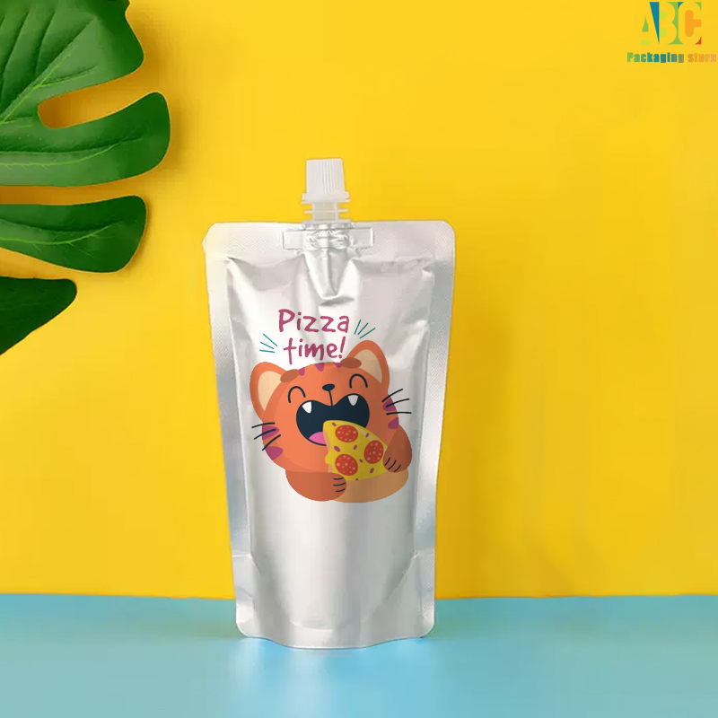 Coffee Tea Flower - Aluminum Foil Spout Bag with Customized