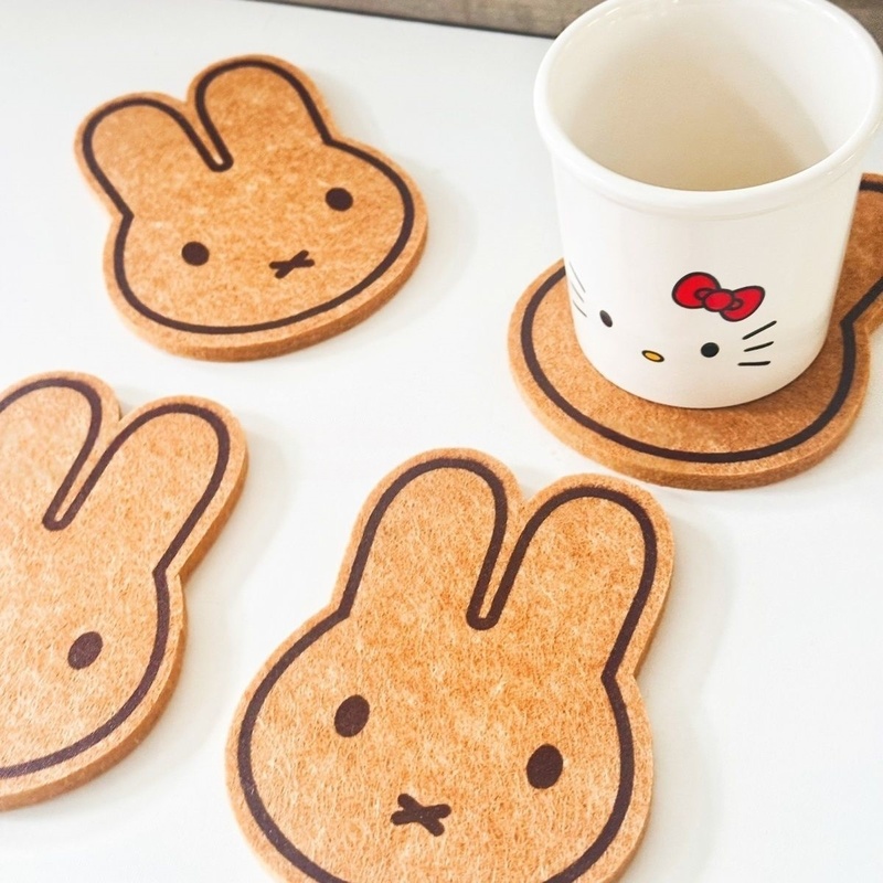 2pcs Miffy Rabbit Coasters Set - đánh giá và giá Coffee Tea Photos