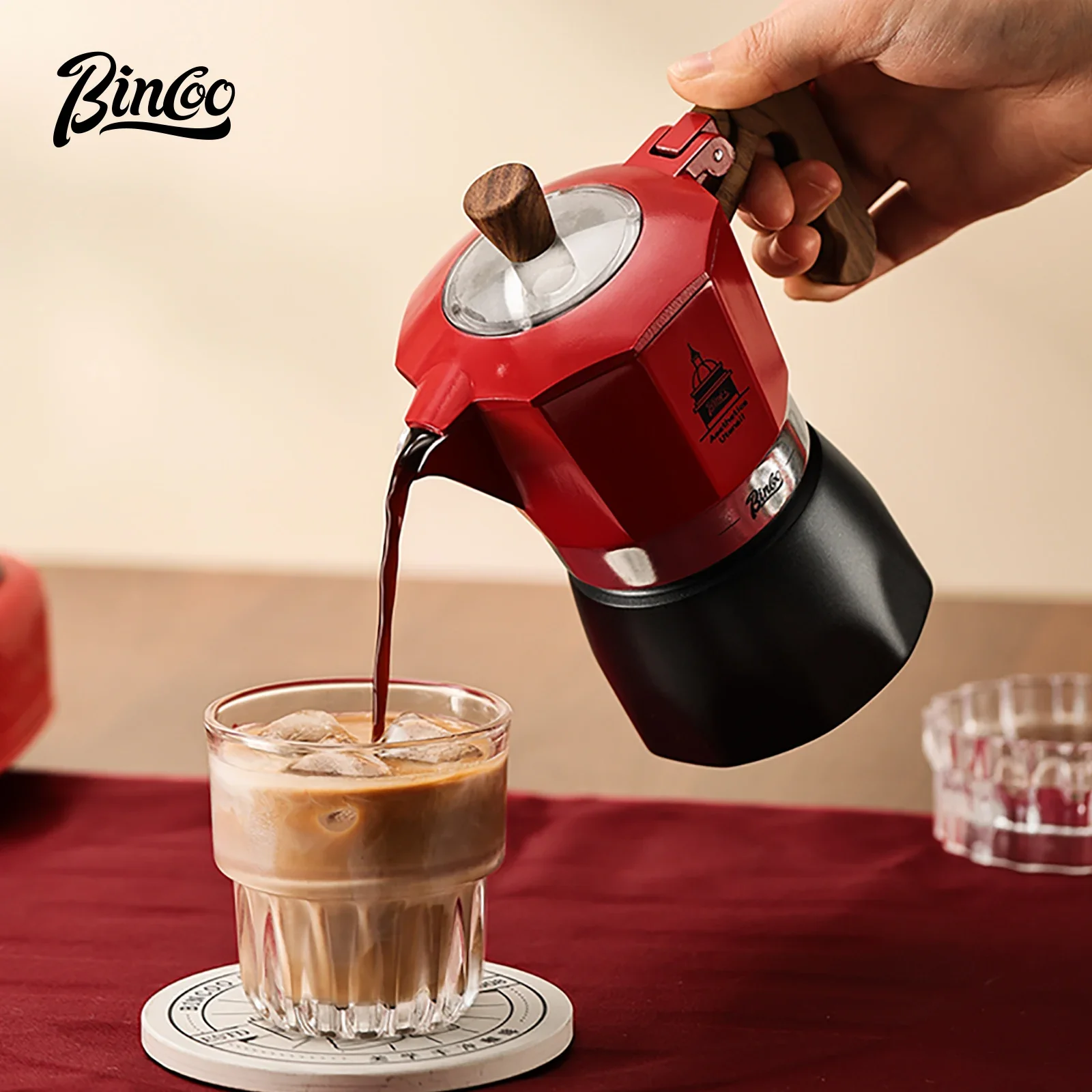Bincoo Double Valve Coffee Mok - đánh giá và giá Moka Pot Stove