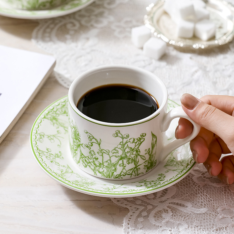 Lily of the Valley Coffee Cup  - đánh giá và giá Coffee Tea English