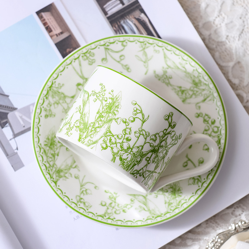 Lily of the Valley Coffee Cup  - đánh giá và giá Coffee Tea English