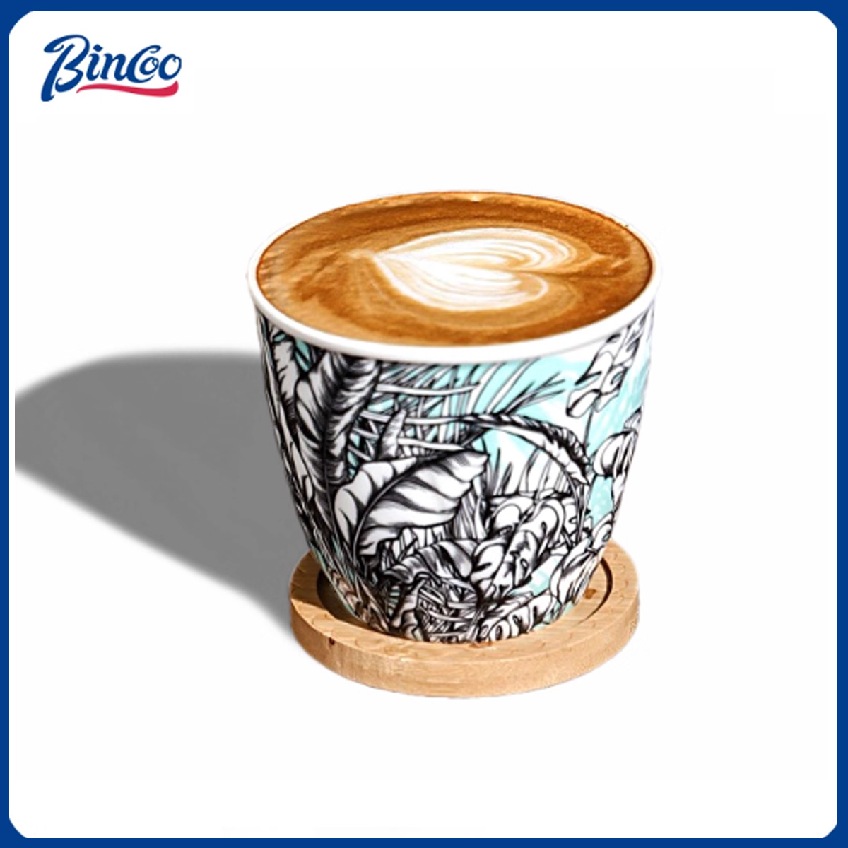 BINCOO Ceramic Coffee Cup Crea - đánh giá và giá Coffee Tea Flower