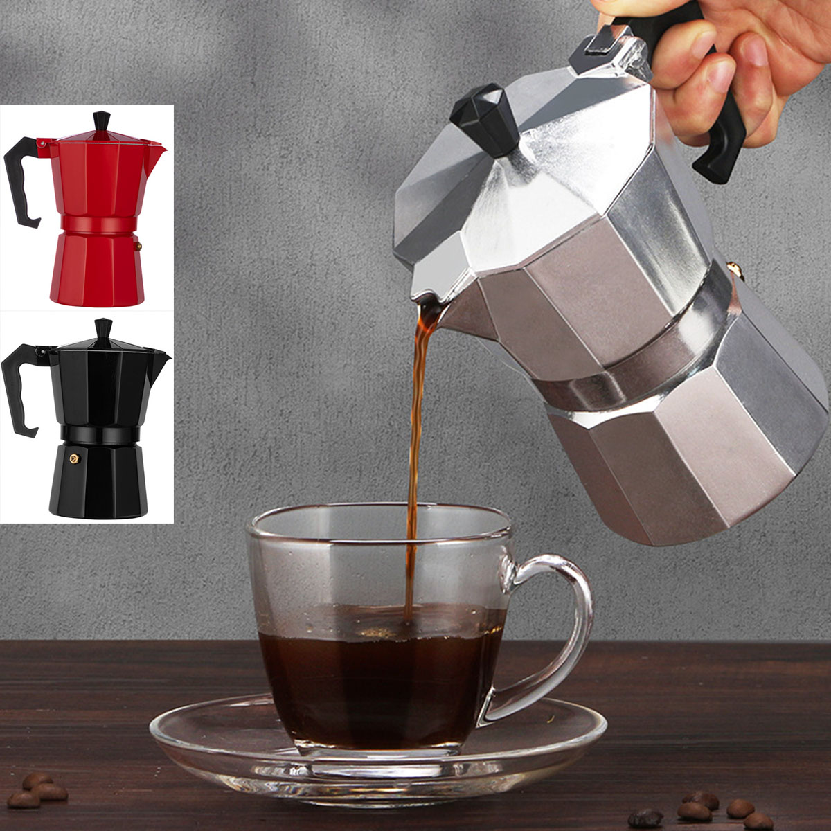 Coffee Maker Pot Aluminum Moch - đánh giá và giá Moka Pot Stove