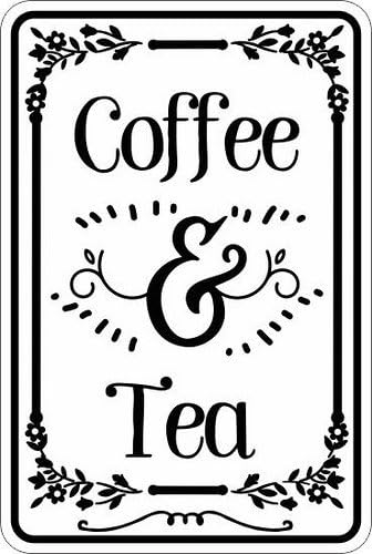 Coffee and Tea 8x12 funny joke - đánh giá và giá Coffee Tea Joke