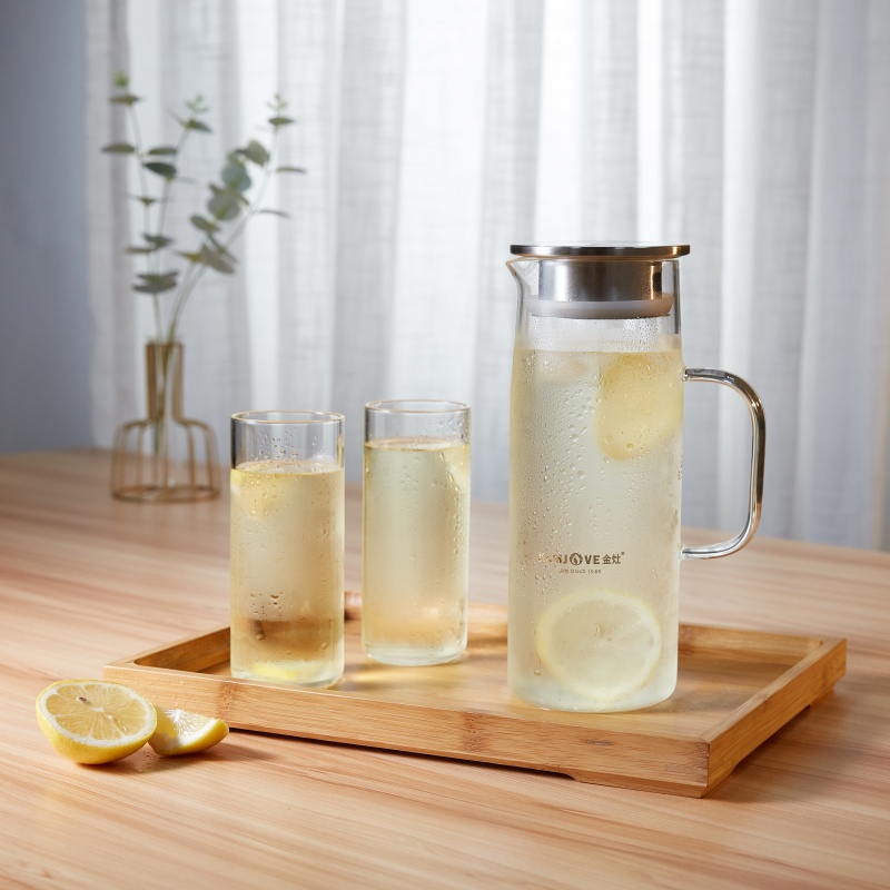 KAMJOVE 1.2L Transparent Glass - đánh giá và giá Coffee Tea Flower