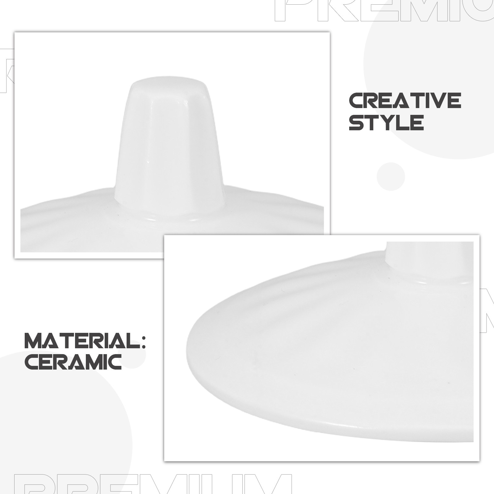White Ceramic Mug Lid Replacem - đánh giá và giá Coffee Tea Replacement