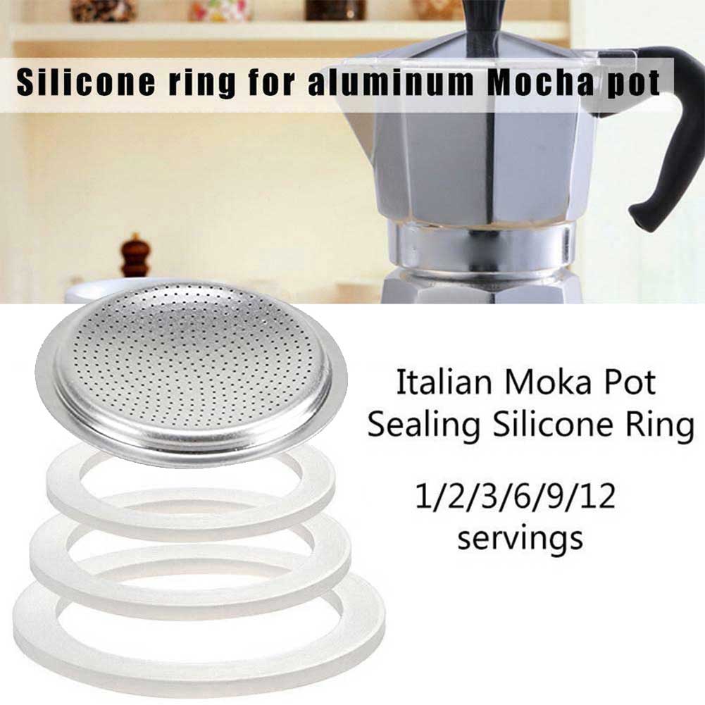 Moka Stove Pot Silicone Gasket - đánh giá và giá Moka Pot Stove