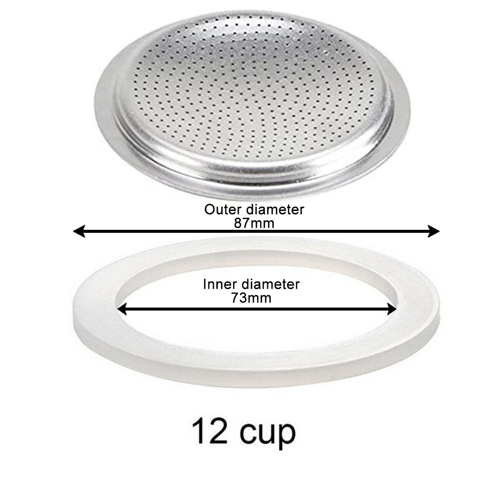 Moka Stove Pot Silicone Gasket - đánh giá và giá Moka Pot Stove
