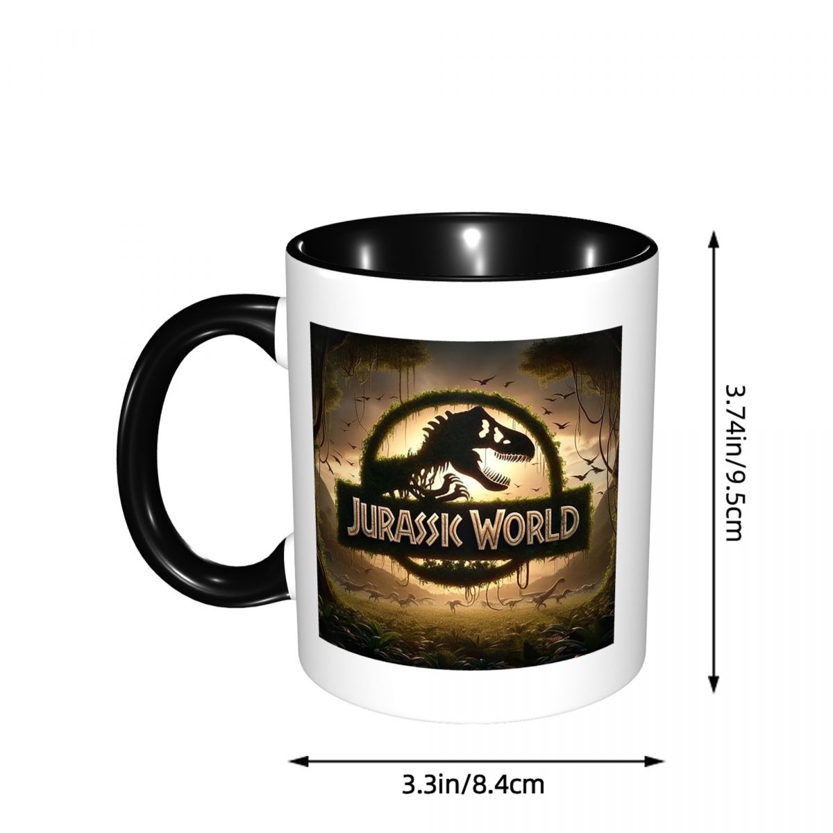 Jurassic World Mug Funny Ceram - đánh giá và giá Coffee Tea World