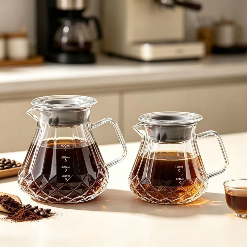 Pour Over Coffee Maker, Glass  - đánh giá và giá Coffee Tea Decanter