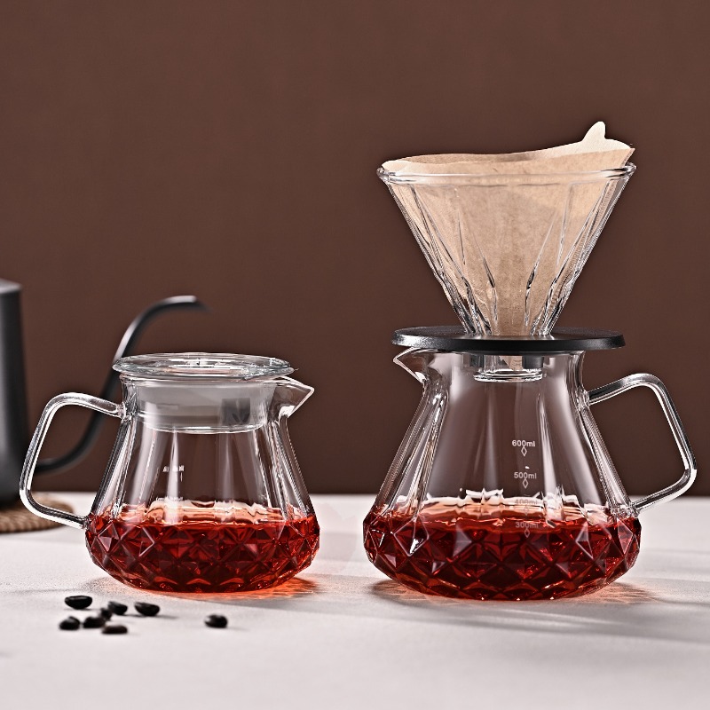 Pour Over Coffee Maker, Glass  - đánh giá và giá Coffee Tea Decanter