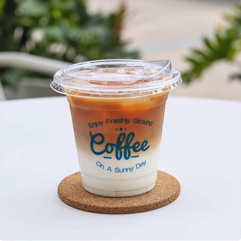 Plastic Cup Customized Logo Y  - đánh giá và giá Coffee Tea Flower