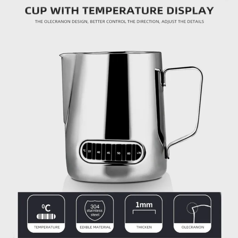 350mL Stainless Steel Milk Fro - đánh giá và giá Barista Milk Jug