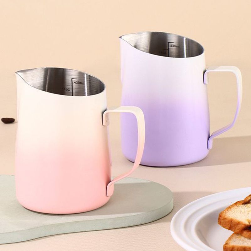Milk Frother Jug Stainless Ste - đánh giá và giá Barista Milk Jug