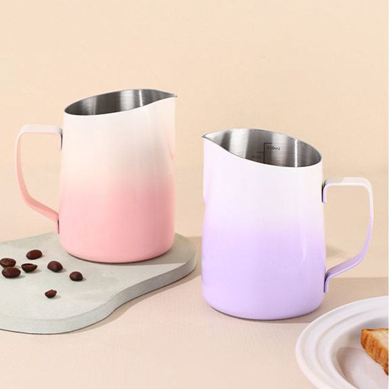 Milk Frother Jug Stainless Ste - đánh giá và giá Barista Milk Jug