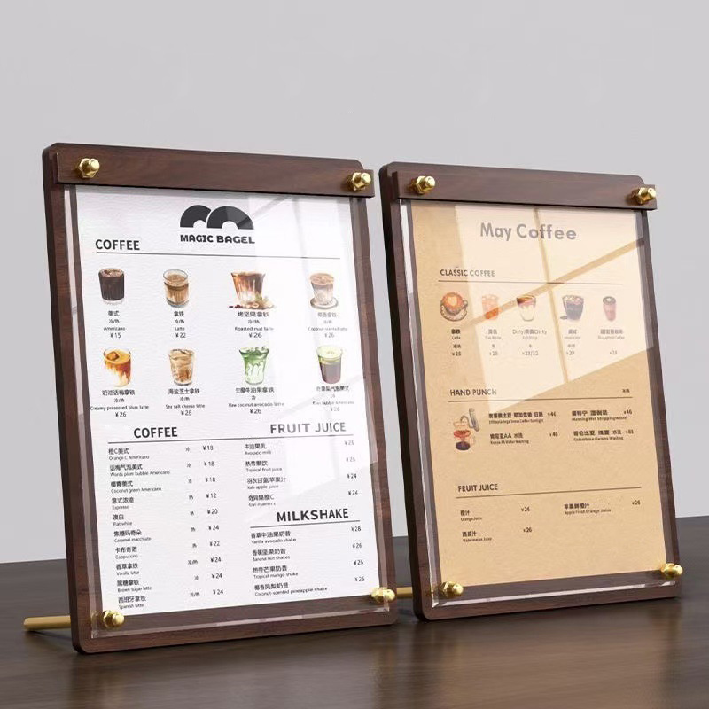 Custom A4/A5 Acrylic Wood Grai - đánh giá và giá Coffee Tea Station