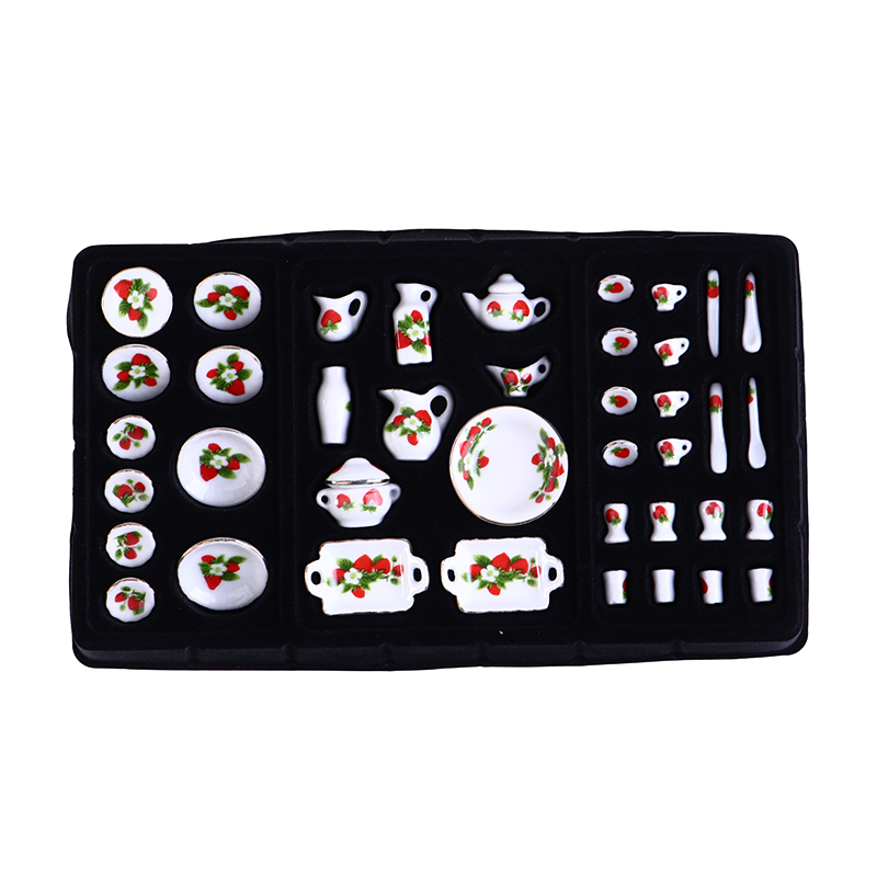 1 Bộ 1:12 Thu Nhỏ Nhà Búp Bê H - đánh giá và giá Coffee Tea Flower