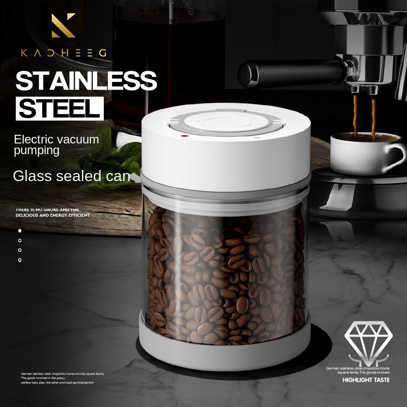 Electric Vacuum Coffee Beans G - đánh giá và giá Coffee Tea Sugar Canister Set