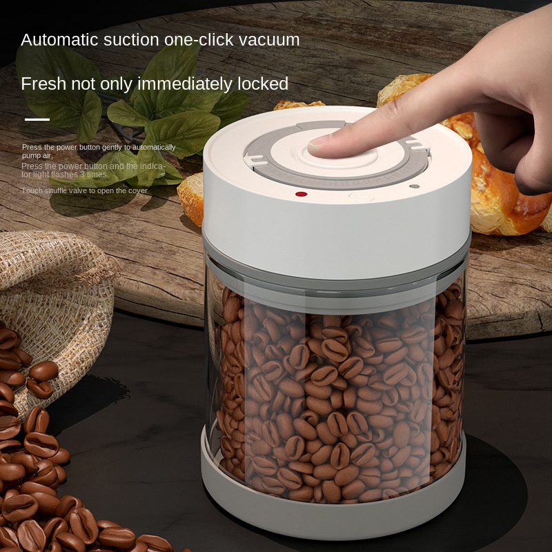 Electric Vacuum Coffee Beans G - đánh giá và giá Coffee Tea Sugar Canister Set