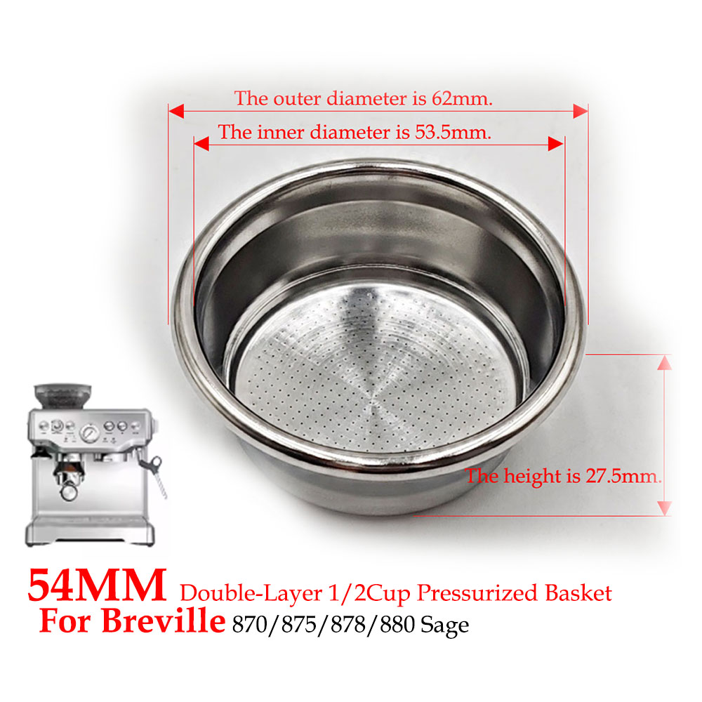 54mm Dual-Layer Pressurized Fi - đánh giá và giá Coffee And Tea Filter