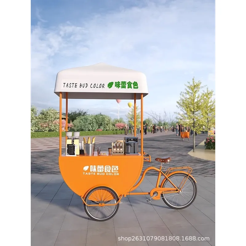 Outdoor Mobile Food Cart Snack - đánh giá và giá Coffee Tea