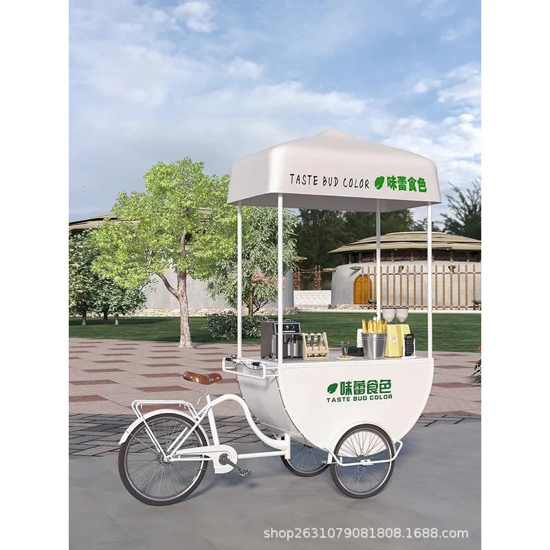 Outdoor Mobile Food Cart Snack - đánh giá và giá Coffee Tea