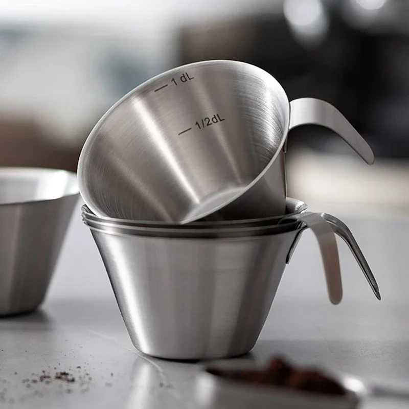 100ml Measuring Cup Stainless  - đánh giá và giá Barista Milk Jug