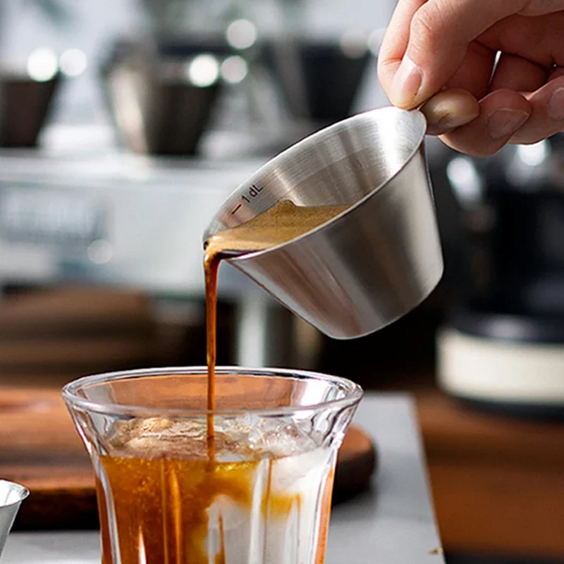 100ml Measuring Cup Stainless  - đánh giá và giá Barista Milk Jug