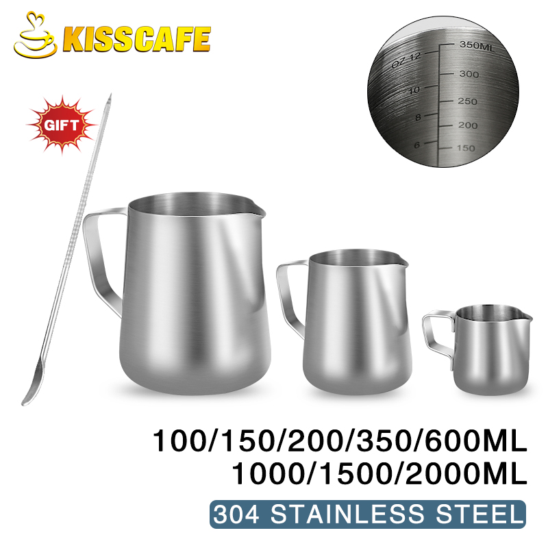 Milk Frother Jug Stainless Ste - đánh giá và giá Barista Milk Jug