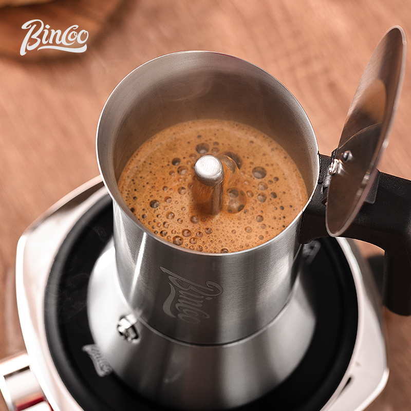 Bincoo Straight Stainless Stee - đánh giá và giá Moka Pot Stove