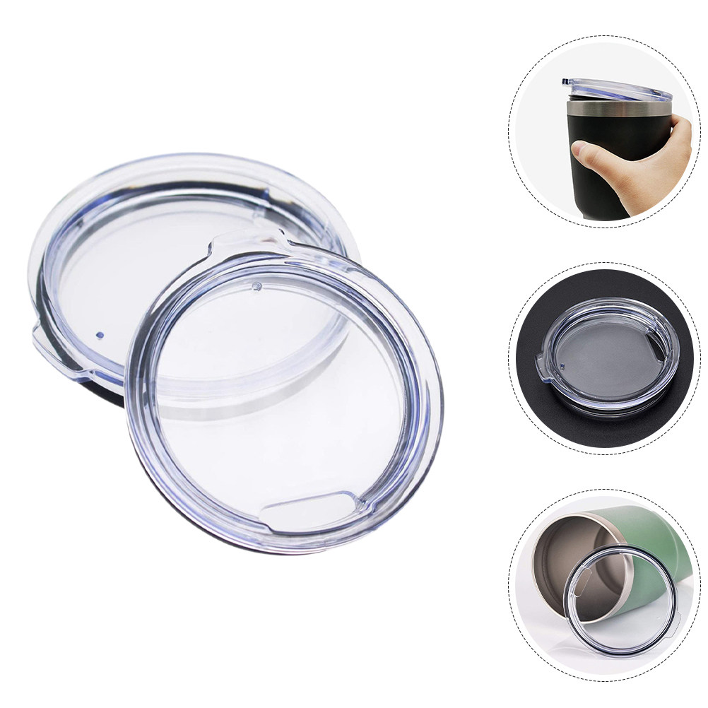 2Pcs Leak-Proof Tumbler Lids T - đánh giá và giá Coffee Tea Replacement